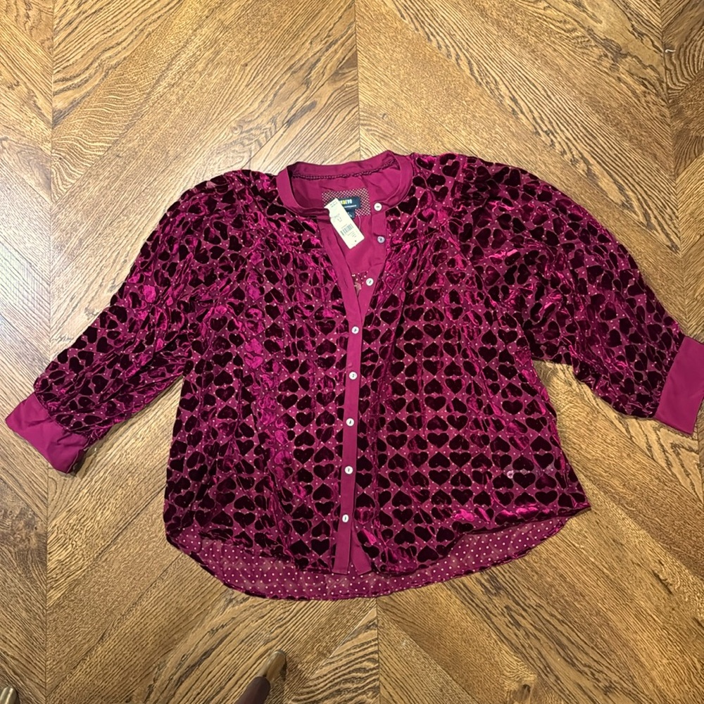 Maeve Velvet Heart Blouse